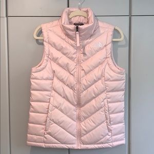 Pink Northface puffer vest!